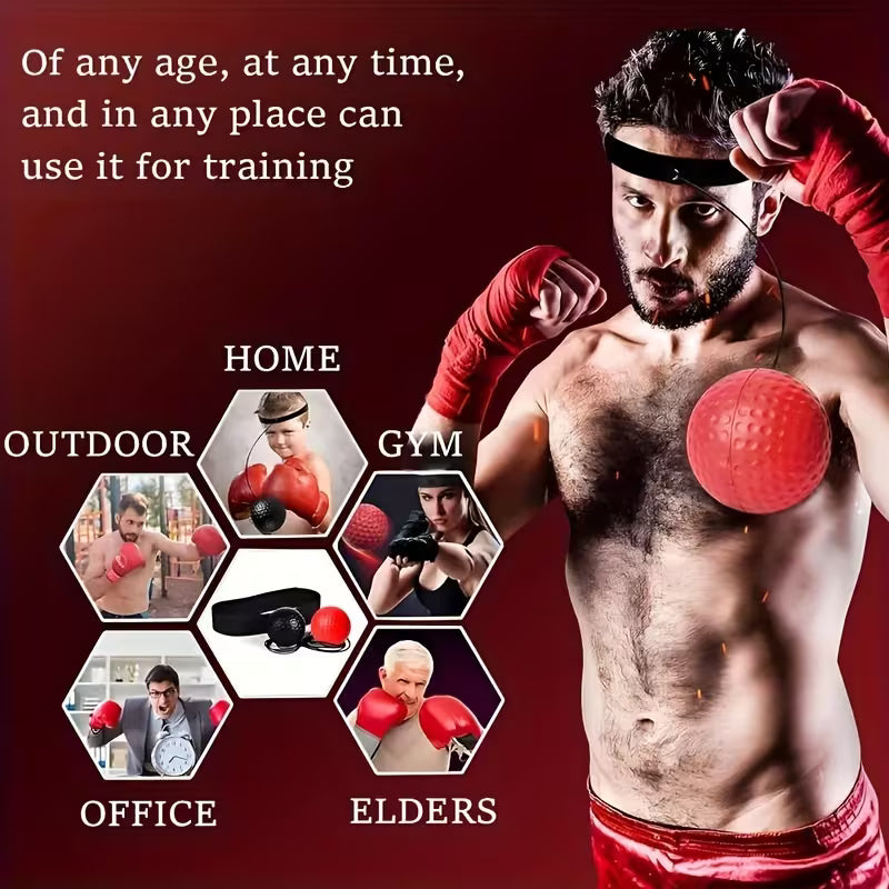Boxing Reflex Ball Set with Headband